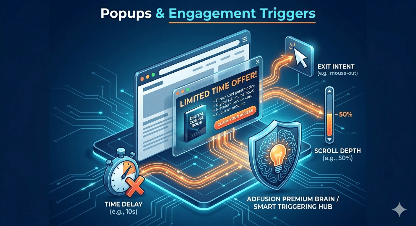 Popups & Engagement Triggers
